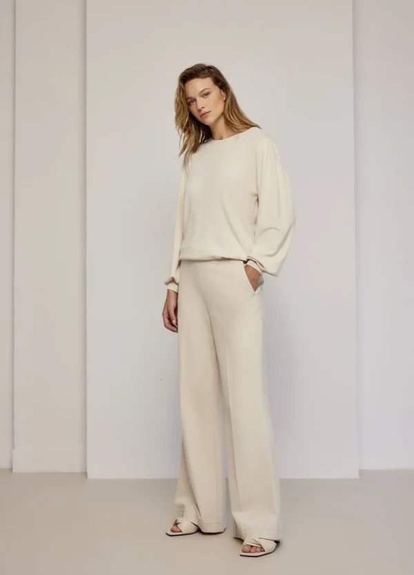 Women Summum Woman Boot Cut Punto Milano Trousers