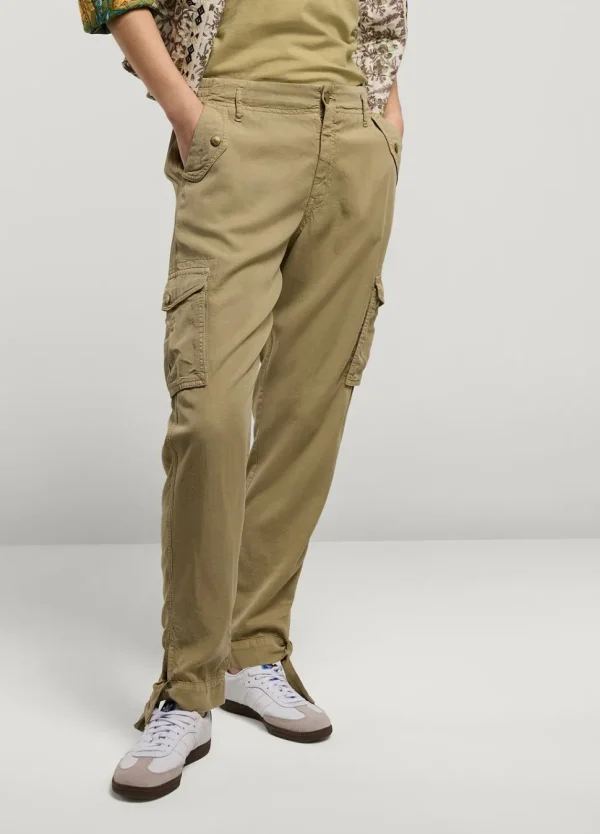 Women Summum Woman Cargo Trousers With Bow