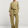 Women Summum Woman Cargo Trousers With Elasticated Waistband