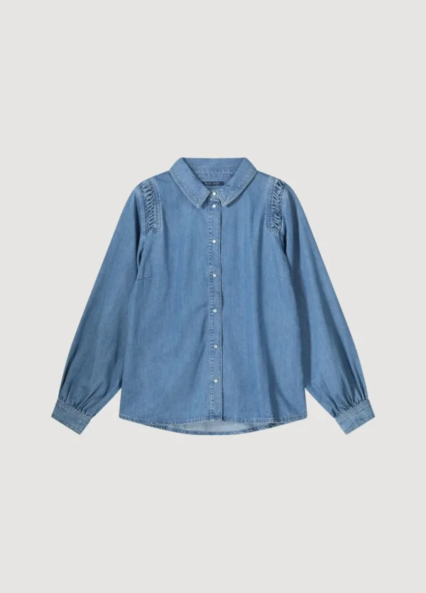 Women Summum Woman Denim Blouse With Buttons