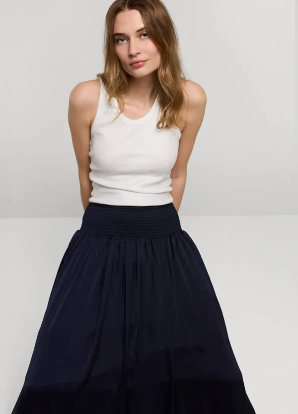 Women Summum Woman Drapey Satin Skirt