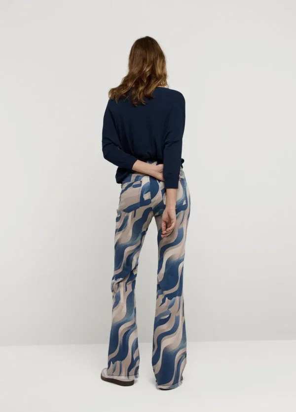 Women Summum Woman Flared Trousers With Print