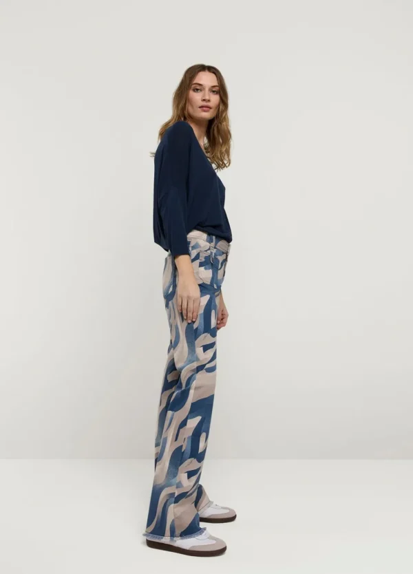 Women Summum Woman Flared Trousers With Print
