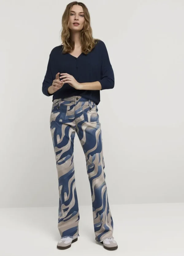 Women Summum Woman Flared Trousers With Print