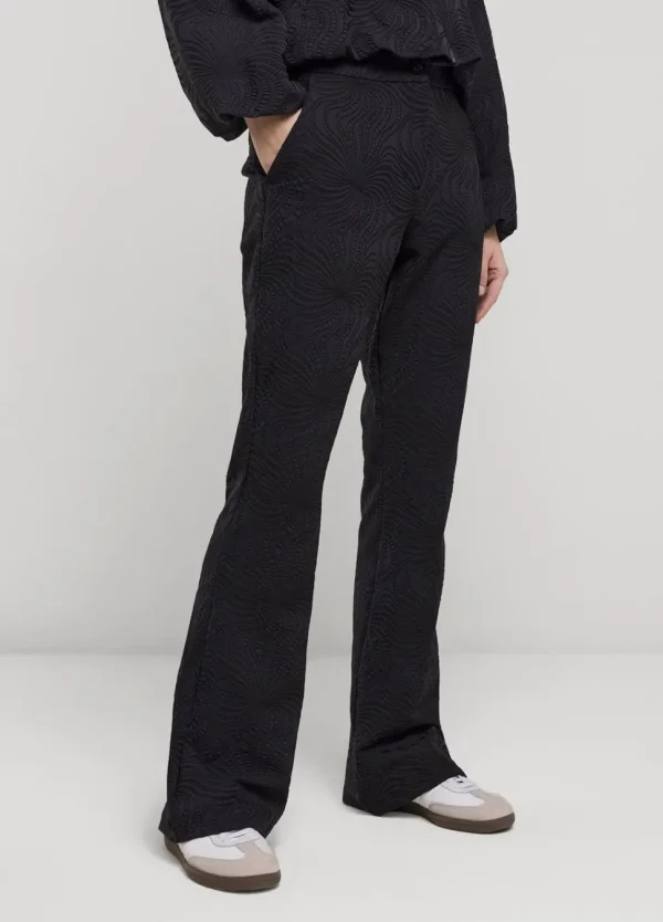 Women Summum Woman Jacquard Flared Trousers