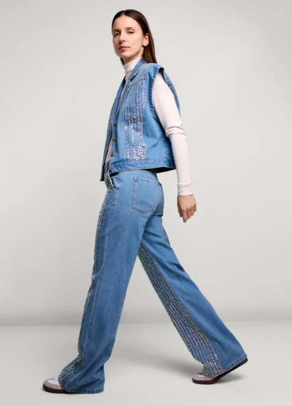 Women Summum Woman Jeans With Sequins