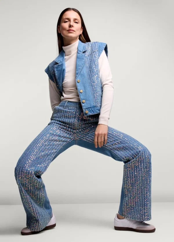 Women Summum Woman Jeans With Sequins