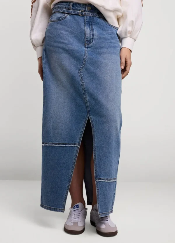 Women Summum Woman Long Denim Skirt