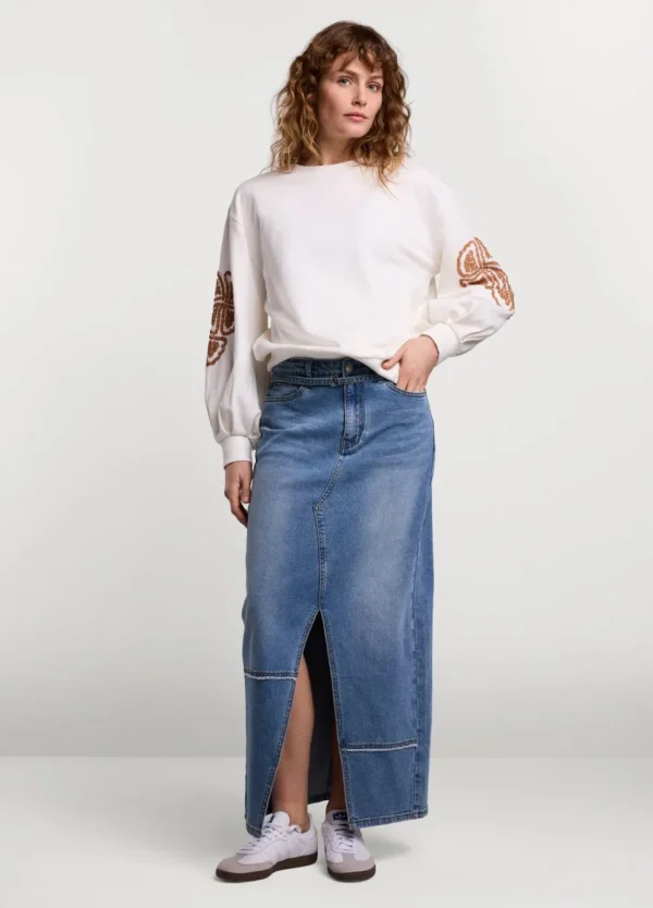 Women Summum Woman Long Denim Skirt