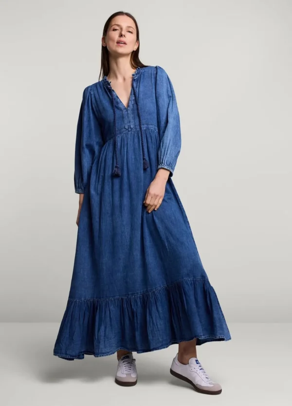 Women Summum Woman Long Indigo Dress