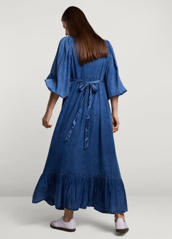 Women Summum Woman Long Indigo Dress