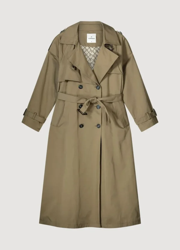 Women Summum Woman Long Trench Coat