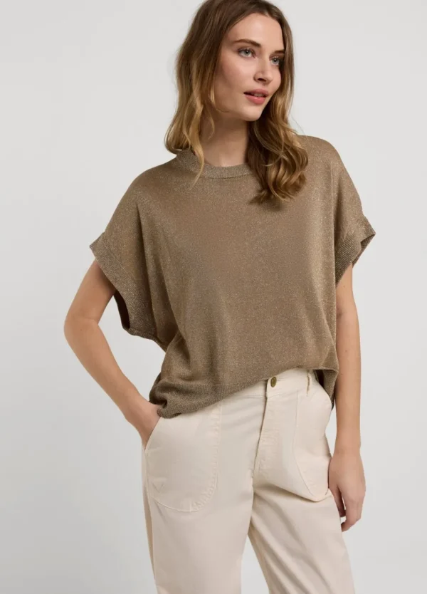 Women Summum Woman Lurex Boxy Jumper