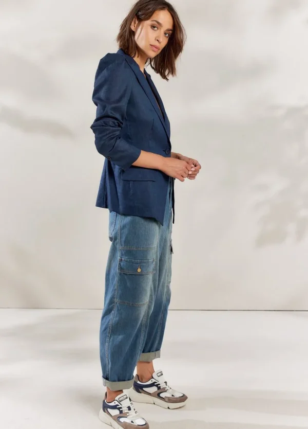 Women Summum Woman Puffed Sleeve Blazer