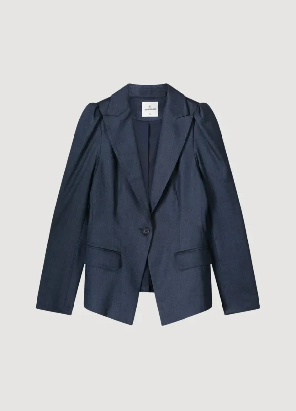 Women Summum Woman Puffed Sleeve Blazer