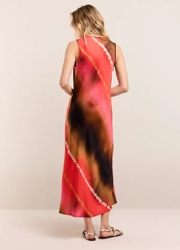 Women Summum Woman Sleeveless Faded Print Dress