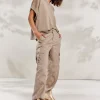 Women Summum Woman Straight-Leg Cargo Trousers