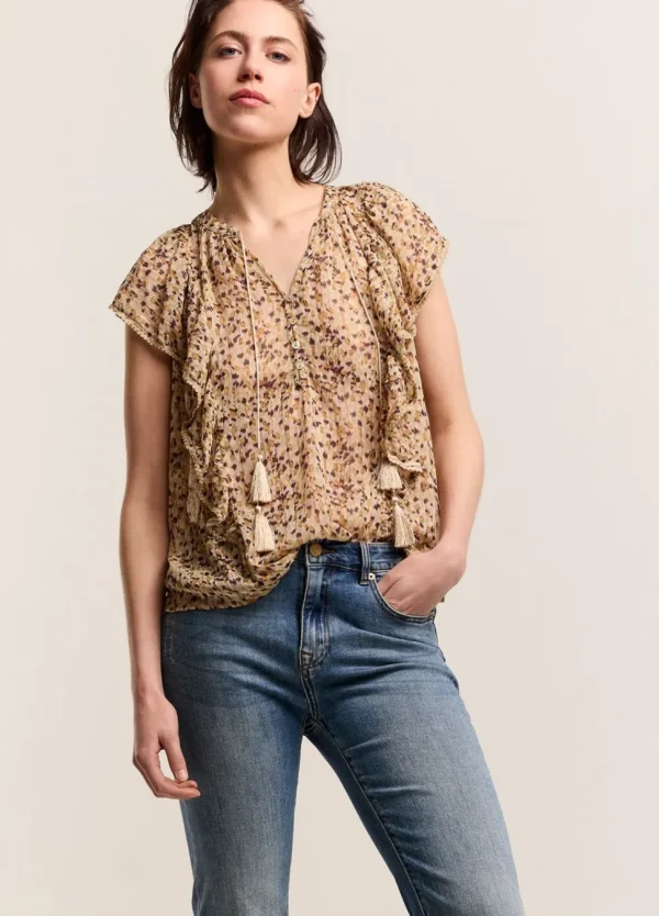 Women Summum Woman Top With Ruffles