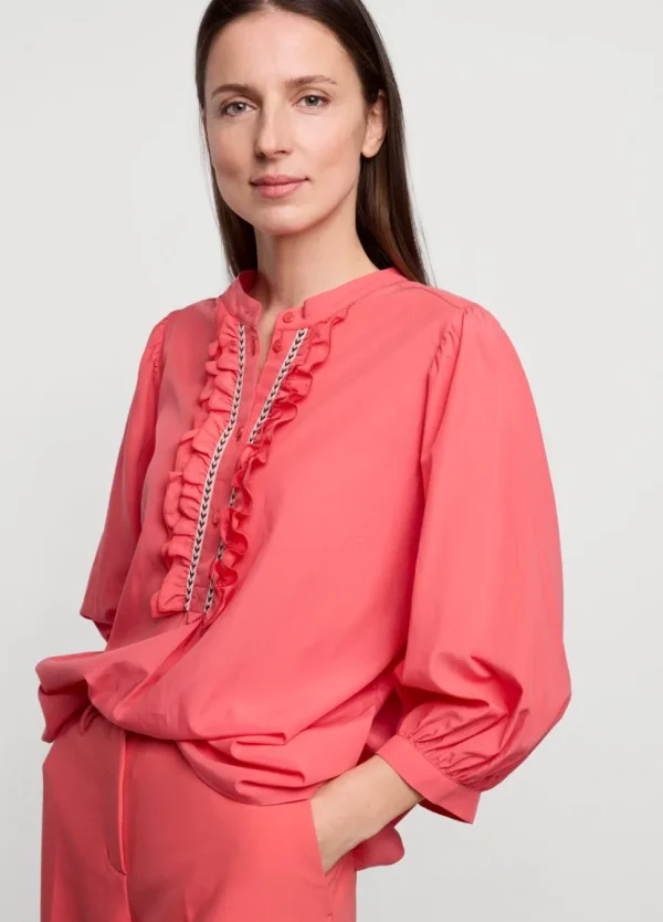 Women Summum Woman Top With Ruffles