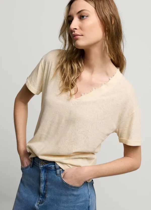 Women Summum Woman V-Neck Top With Lace