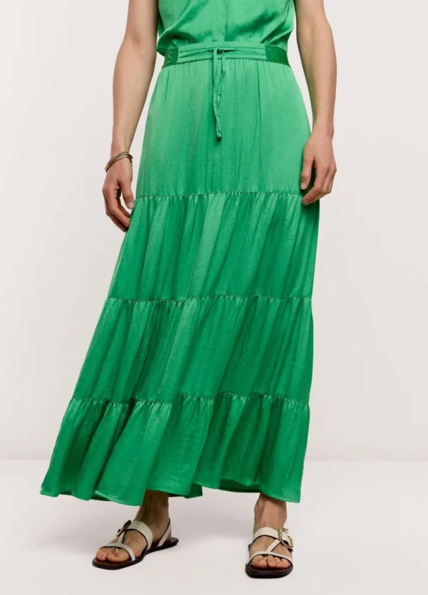 Women Summum Woman Wide Tiered Skirt